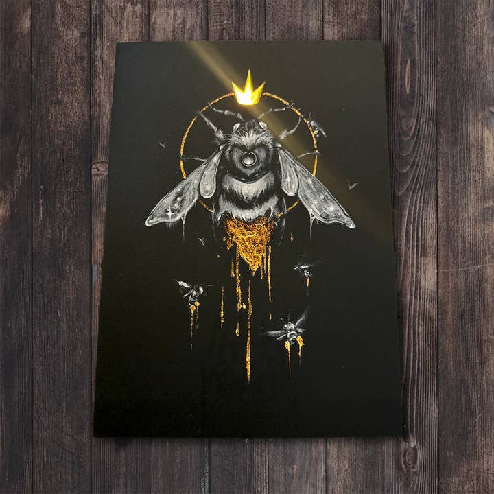Brian Serway - Wholesale Art Print - Gold Foil Print Cards