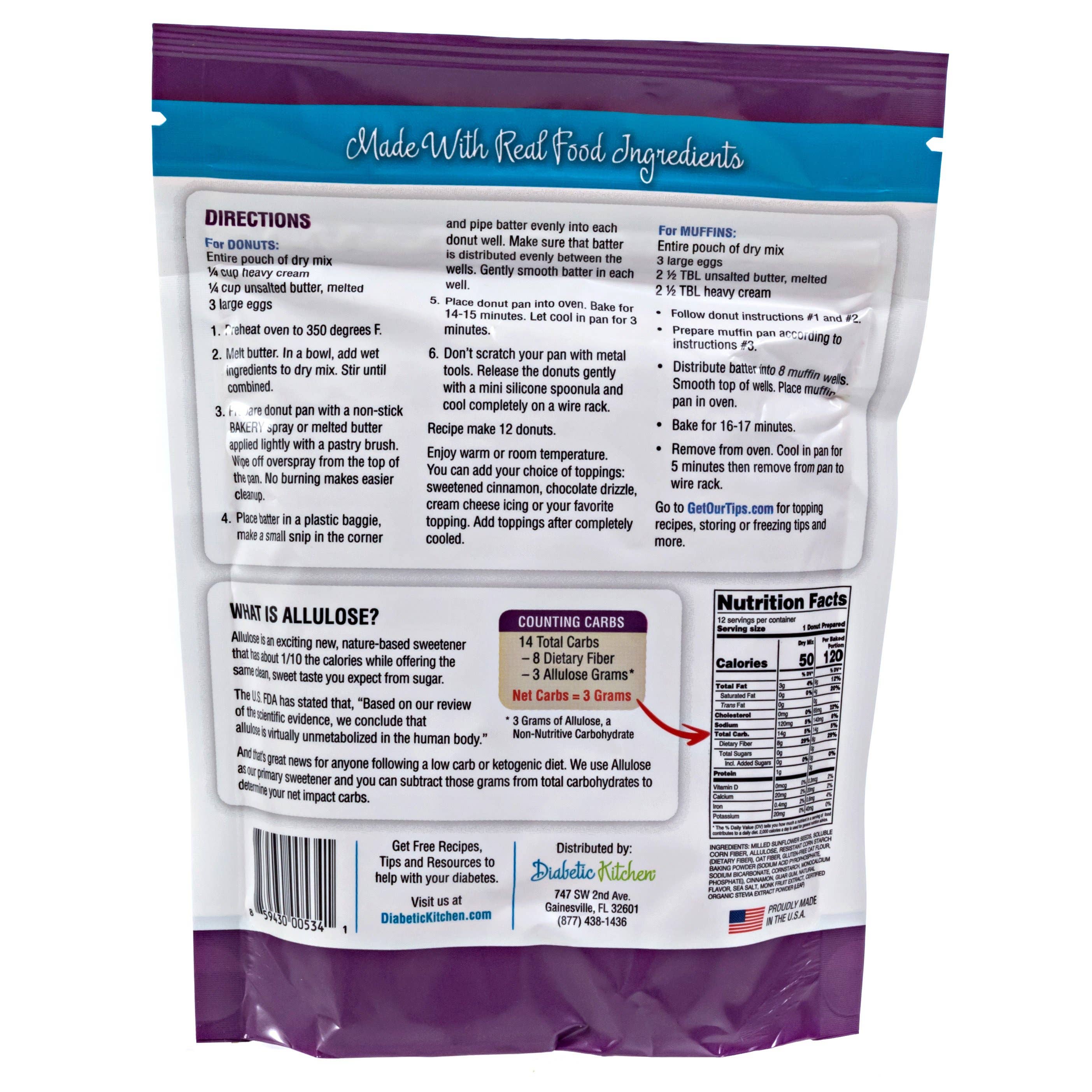 REMOVED BRAND - Vendita all'ingrosso Preparati per torte - Mix per ciambelle e muffin alla cannella da cucina per diabetici5