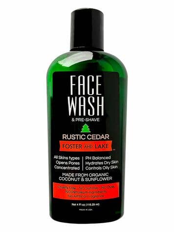 Nettoyant visage Foster and Lake - Cèdre rustique pour la vente par Foster and Lake Inc.
