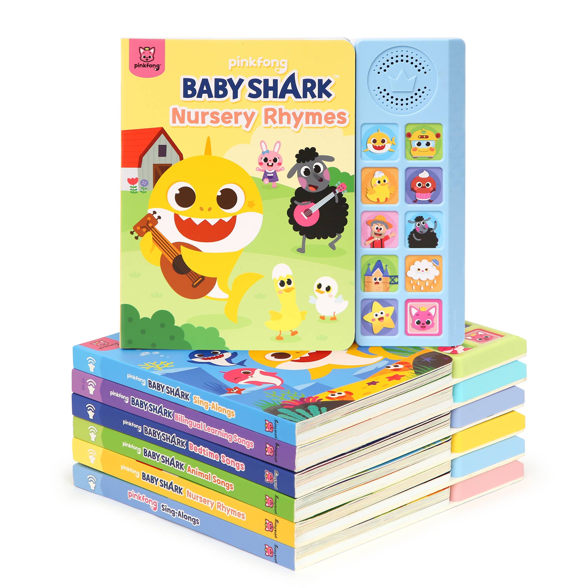 Pinkfong USA - Wholesale Baby & Toddler Book (0-2) - Pinkfong Baby Shark Nursery Rhymes Sound Book6