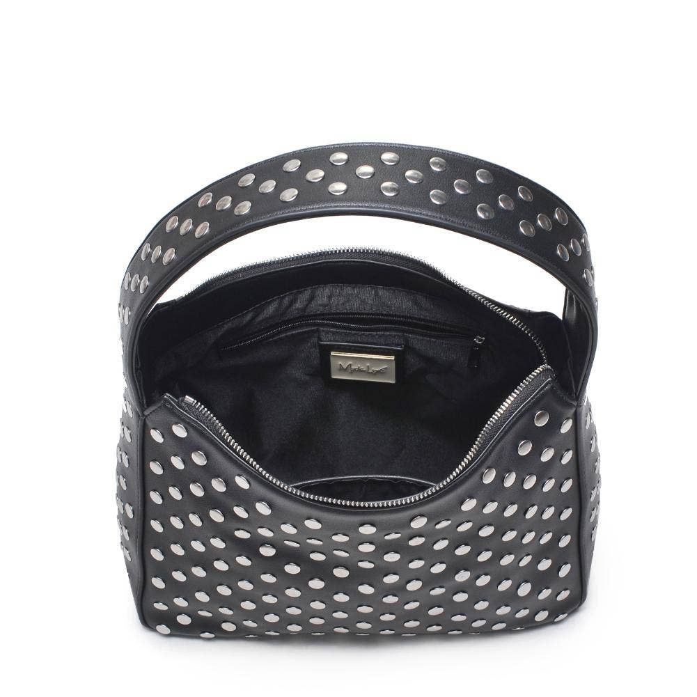 Moda Luxe - Wholesale Shoulder Bag - Women's - Rebel Studded Shoulder Bag7