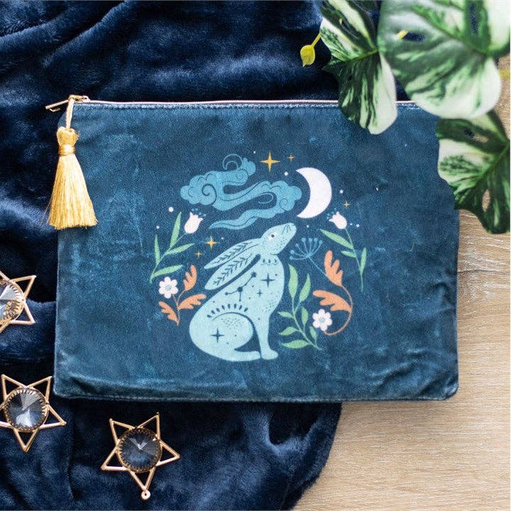 Mystical Midnight Hare Velvet Makeup Bag and other Purchase wholesale decorative pea shingle bag. Free returns & net 60 terms on Faire trending on Faire.