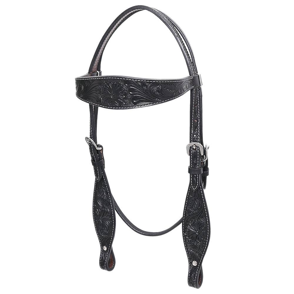 HILASON - Wholesale Horseback Riding Gear - HILASON Western Horse Headstall Breast Collar Set Tack Genuine American Leather | For Horses Headstalls11