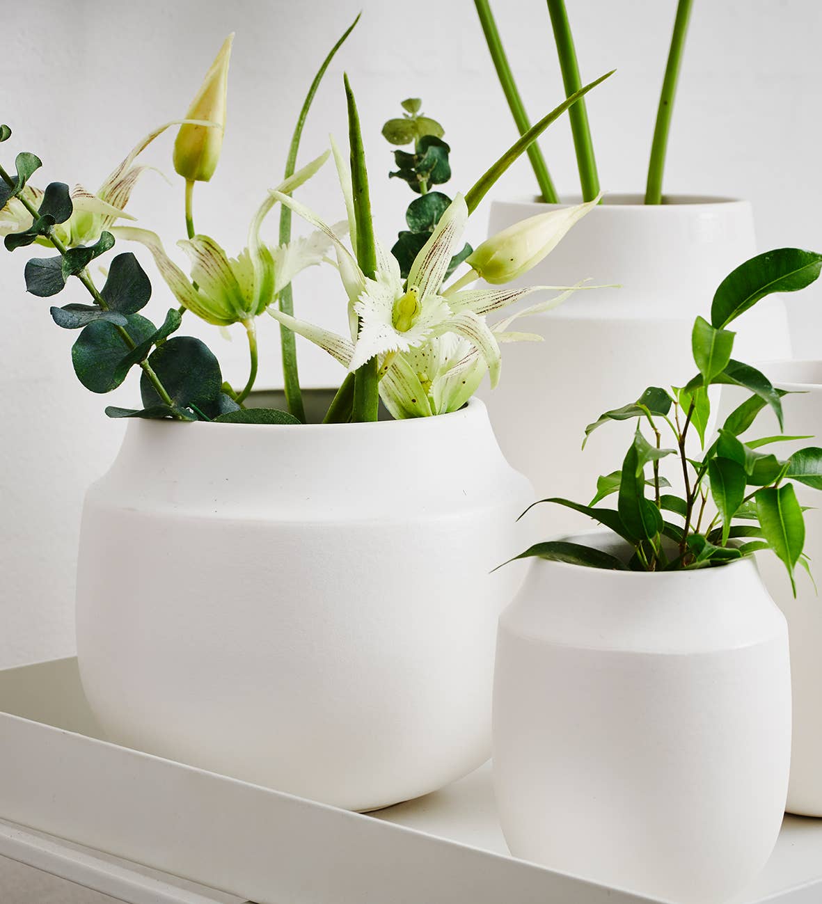 Lübech Living - Wholesale Vase - Aya Vase Mini, Sand Finish, White2