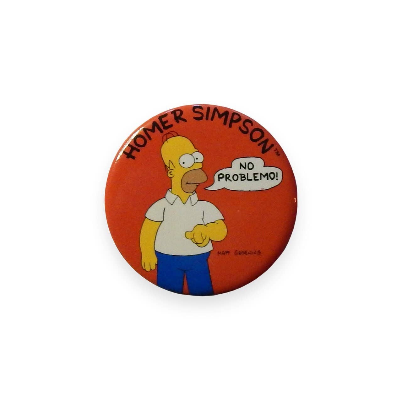 Hungry Ghost Press - Wholesale Lapel Pin/Button - The Simpsons Vintage Deadstock Buttons6