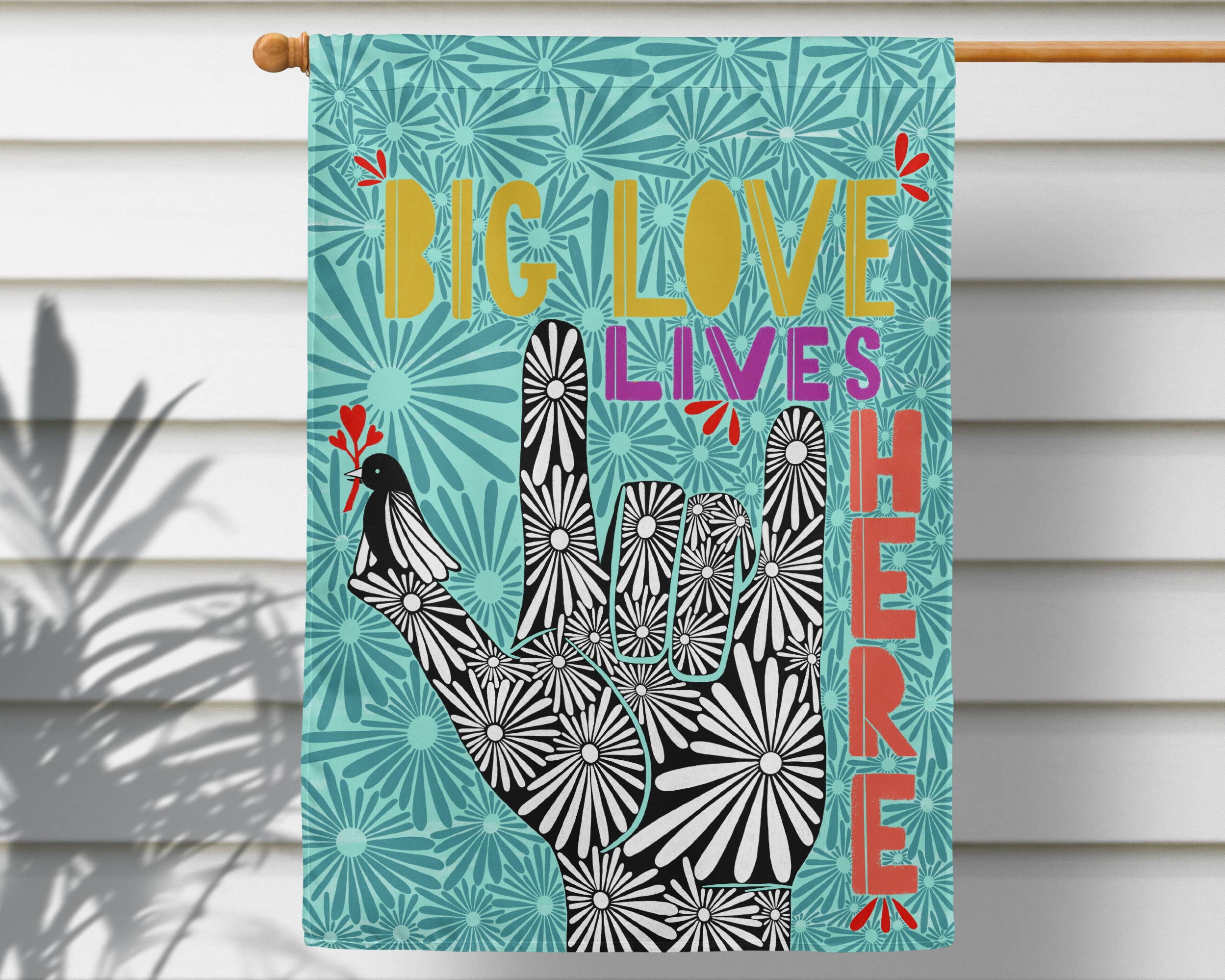 Declaration HOME - Wholesale Flag - Big Love Garden and House Flag - Double Sided1