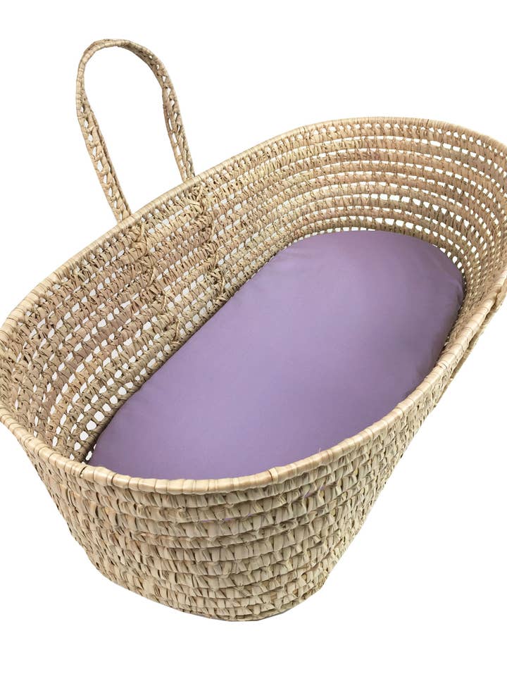 Lila Katoen - Op Maat Gemaakt Hoeslaken voor wholesale door Wendy Anne