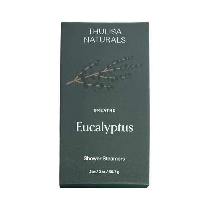 Thulisa Naturals | Bath + Body - Wholesale Shower Steamer/Bomb - Breathe Shower steamers | Eucalyptus | 2 pack gift set
