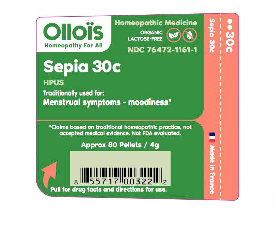 Ollois - Wholesale Oral Supplement/Vitamin - Olloïs Sepia 30C Lactose Free Organic, 80 Homeopathic Pellet1