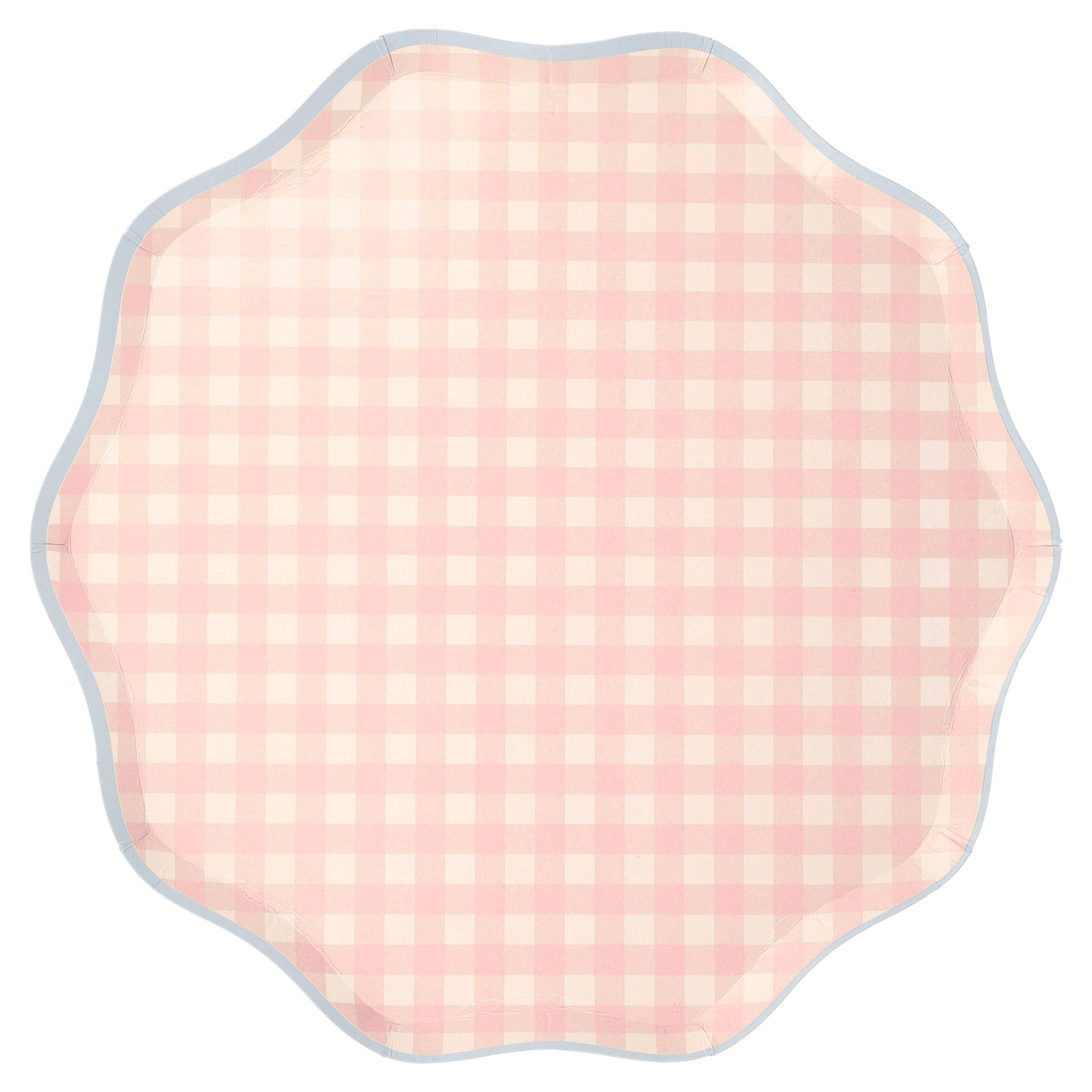 Meri Meri - Wholesale Borden - Gingham dinerborden set van 12 in 4 kleuren2