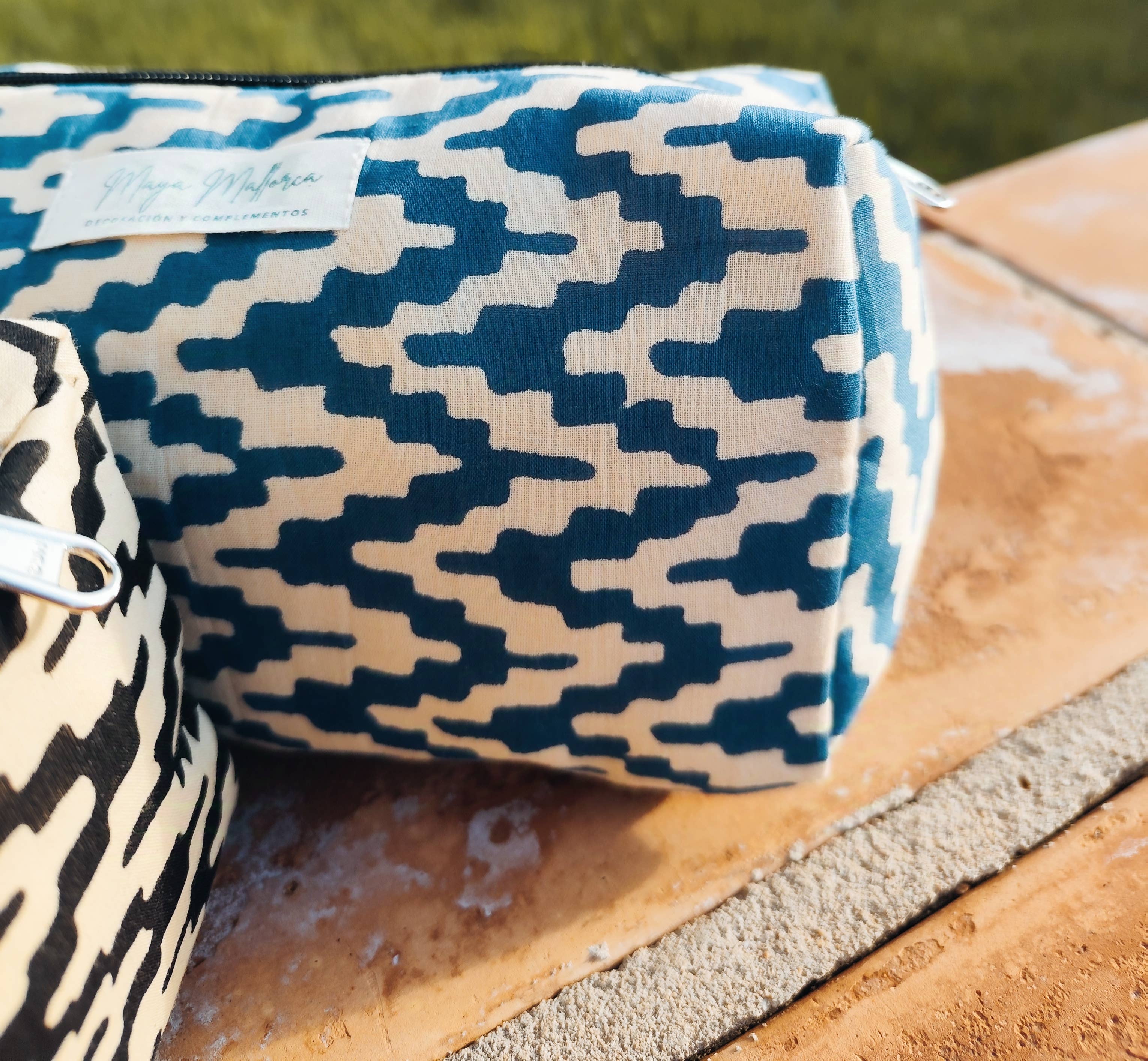 Maya Mallorca - Wholesale Clutch Bag - Women's - BLOCK PRINT COTTON CLUTCH PACK VALLDEMOSA COLLECTION5