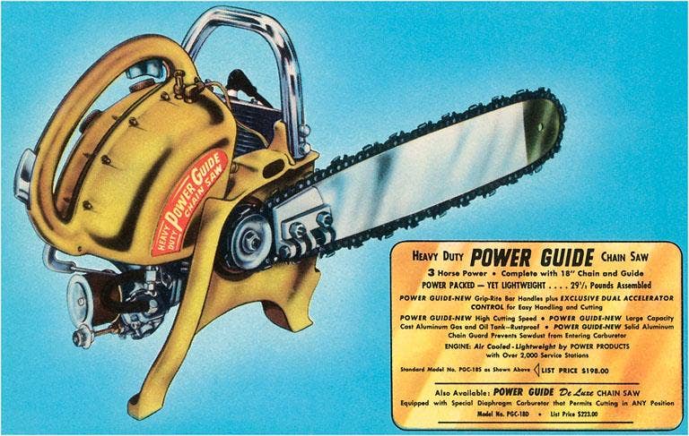 Found Image Press - Wholesale Art Print - Art Print AC-232 Industrial Chainsaw0