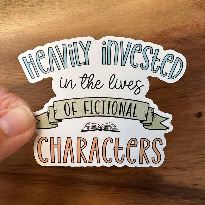 Autocollants Littéraires Amusants | Produits Littéraires | Personnage Fictionnel pour la vente par Missional Merch