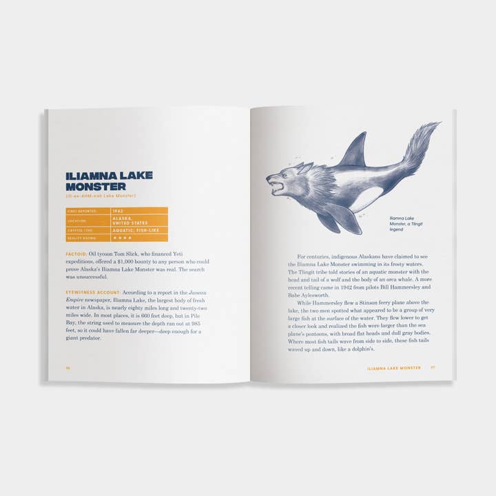 Blue Star Press - Wholesale Folklore & Mythology - Cryptid Creatures: A Field Guide to 50 Fascinating Beasts2