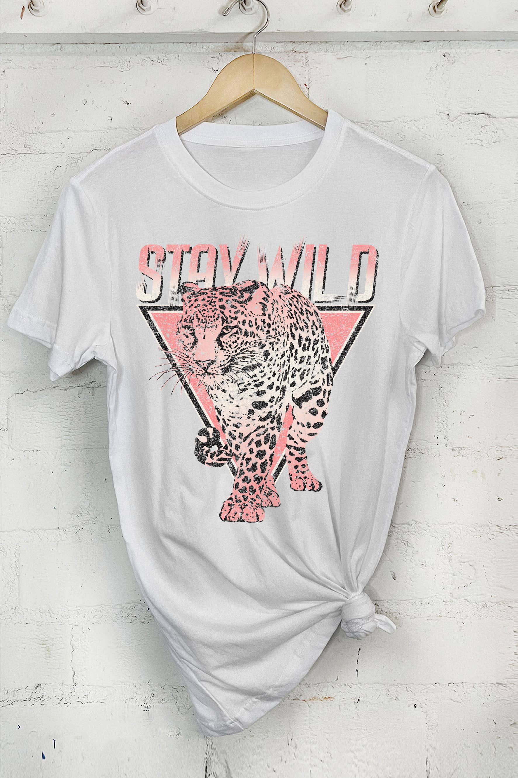 Rustee Clothing - Wholesale Screen Printed T-Shirt - Women's - STAY WILD0