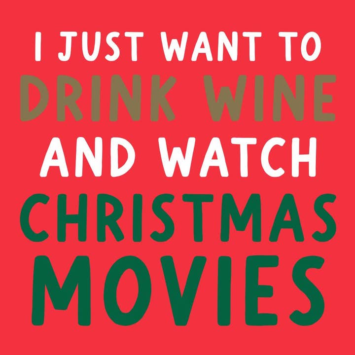 soiree-sisters - Wholesale Disposable Napkin - Funny Cocktail Napkins | Watch Christmas Movies - 20ct