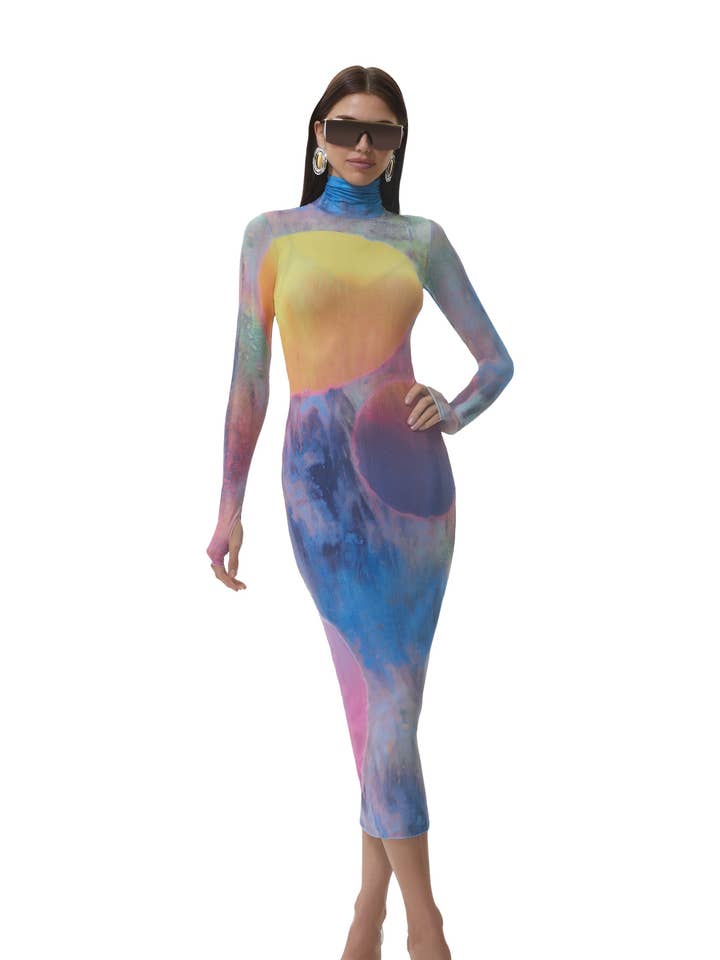 Vestido Shailene - Punto Medianoche para venta al por mayor de AFRM