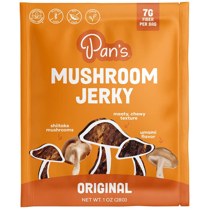 Pan's Mushroom Jerky - Wholesale Jerky - *NEW* 1oz Single Serve | Pan's Mushroom Jerky - Original