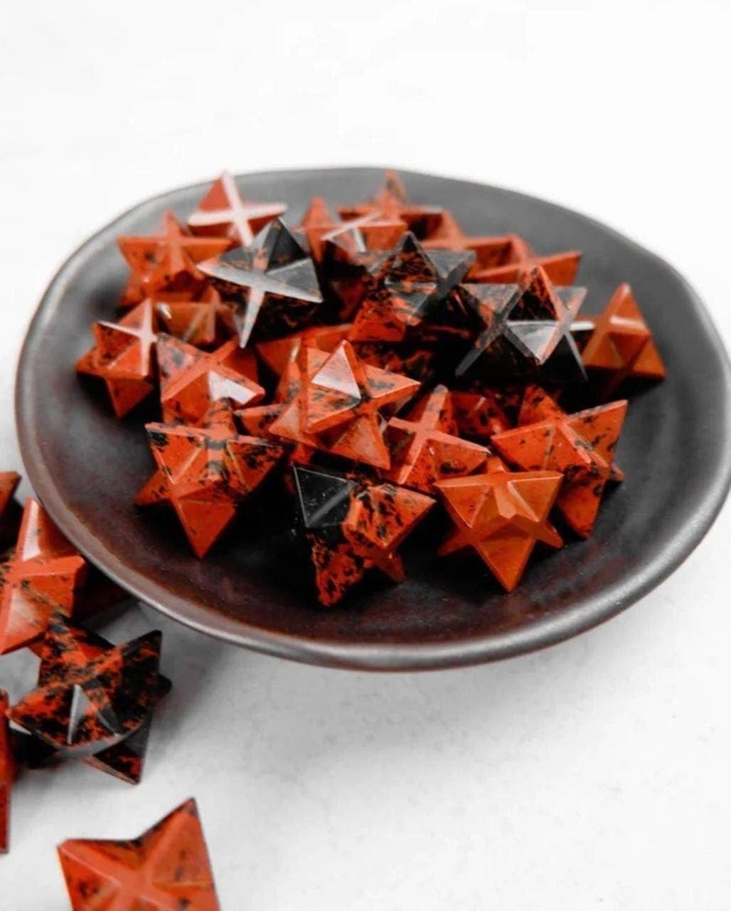 Quasar Gems USA - Vente Pierre et cristal de spiritualité - Merkabas en pierres précieuses 1-2cm1