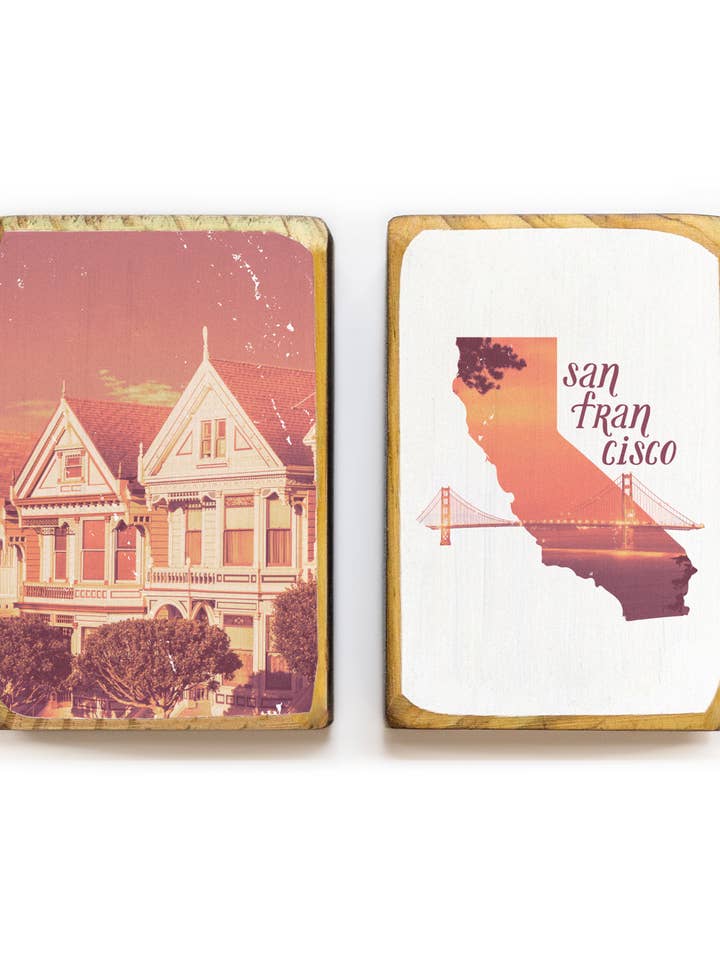 San Francisco, Californie, Carte - Serre-livres pour la vente par ARCHd