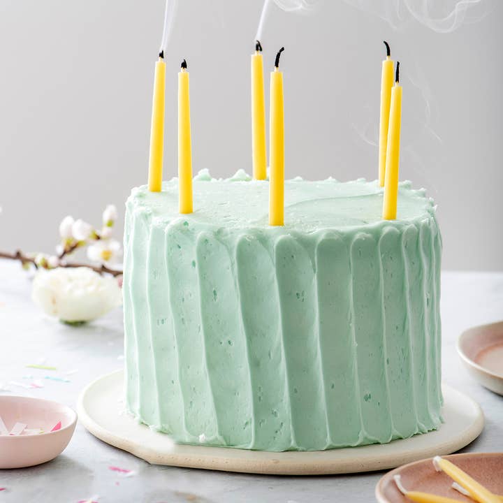 Anellabees - Wholesale Cake Candle - Party Decor 100% Pure Beeswax Birthday Candles