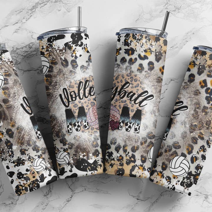 Pallavolo Mom Leopard #3 per la vendita all'ingrosso da parte di Designs by Robyn