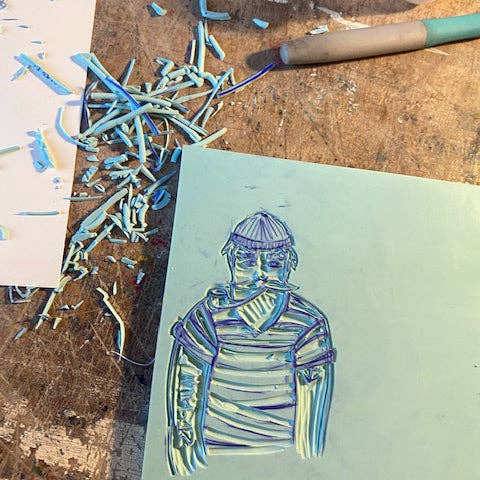 kuki - Wholesale Postcard - "Ahoy" Sailor. Kuki Postcard Set of 107