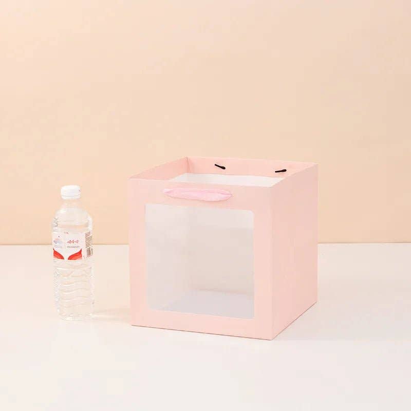 Elegant Design Supply – Saco de presente por atacado – Saco de Presente com Janela em Cubo6