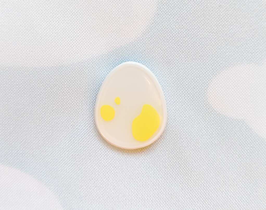 Atomik Cupcake Designs - Wholesale Lapel Pin/Button - Pastel Dino Eggs Mini Enamel Pin | .75 Inch Soft Enamel Egg 1