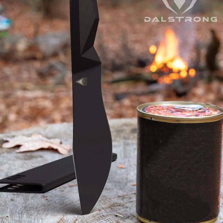 Dalstrong - Wholesale Kitchen/Utility Knife - Chef's-Cleaver Hybrid "Barong" Knife 7" | Shadow Black Series | NSF Certified | Dalstrong ©8