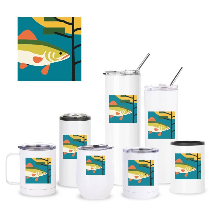 TAALLA Walleye Isolerad Dryckesvara för wholesale av Creative Compass