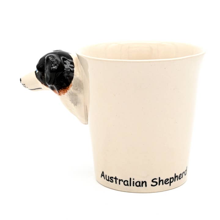 Art Floral Trading LLC - Wholesale Coffee Mug - MUG135 Australian Shepherd mug 10 oz