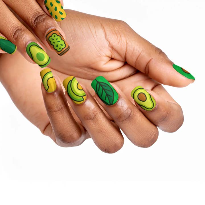 FYNE BODY - Wholesale Press-on/fake nails - AvoChic Sunshine Avocado Press-On Nails95