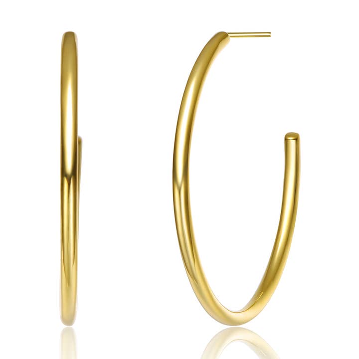 Pendientes chapados en oro de 14 quilates (2229-GP) para venta al por mayor de Rachel Glauber