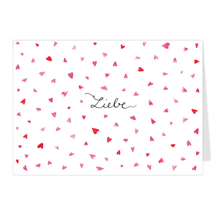 Cartão dobrável "Amor" por atacado de paruspaper. nutzfeine papeterie