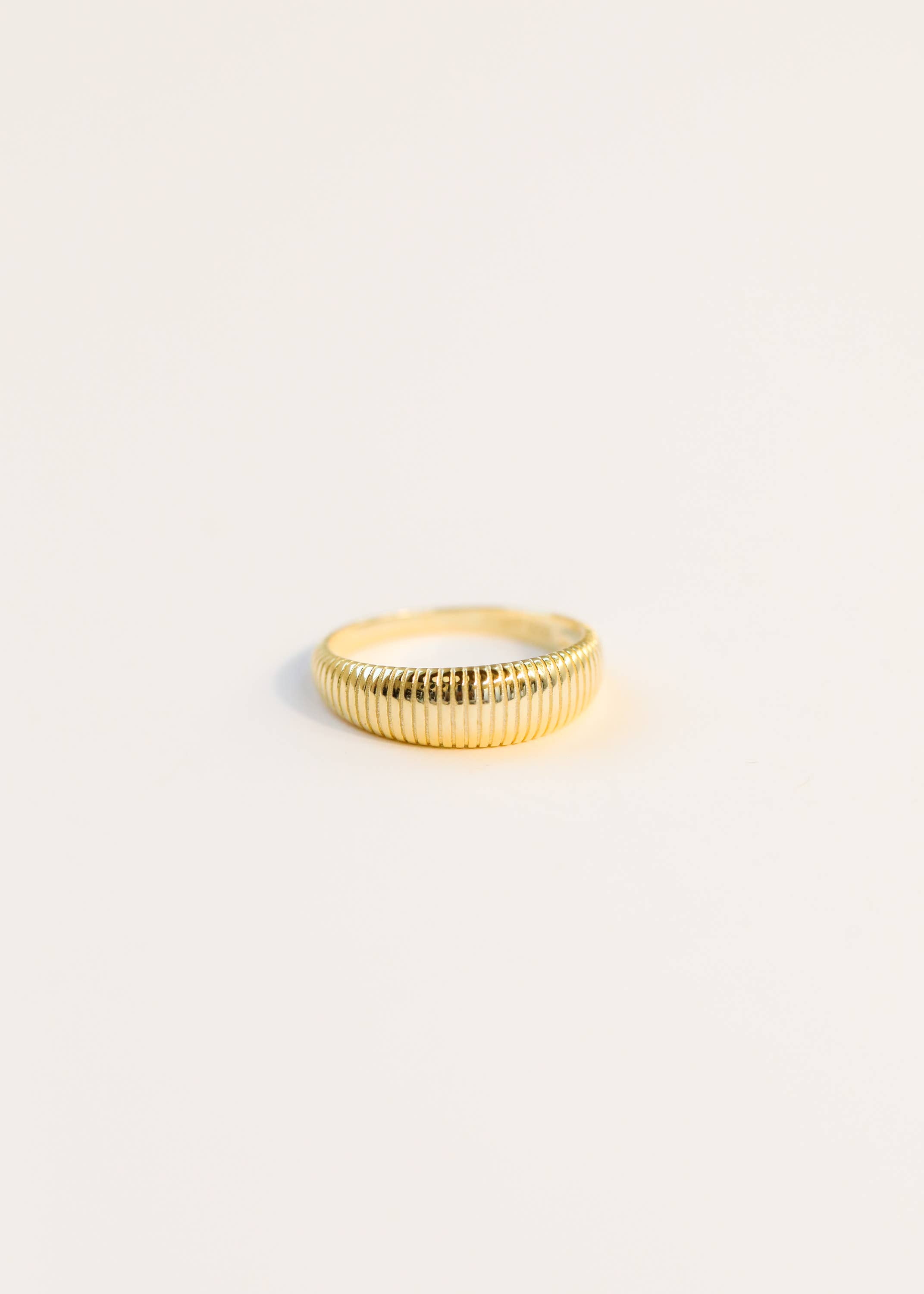 JaxKelly - Wholesale Band/Stacked Ring - Gold Rings - Ridged0
