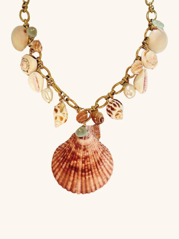 Mariale Tide Charm Necklace for wholesale by Lalinde Design