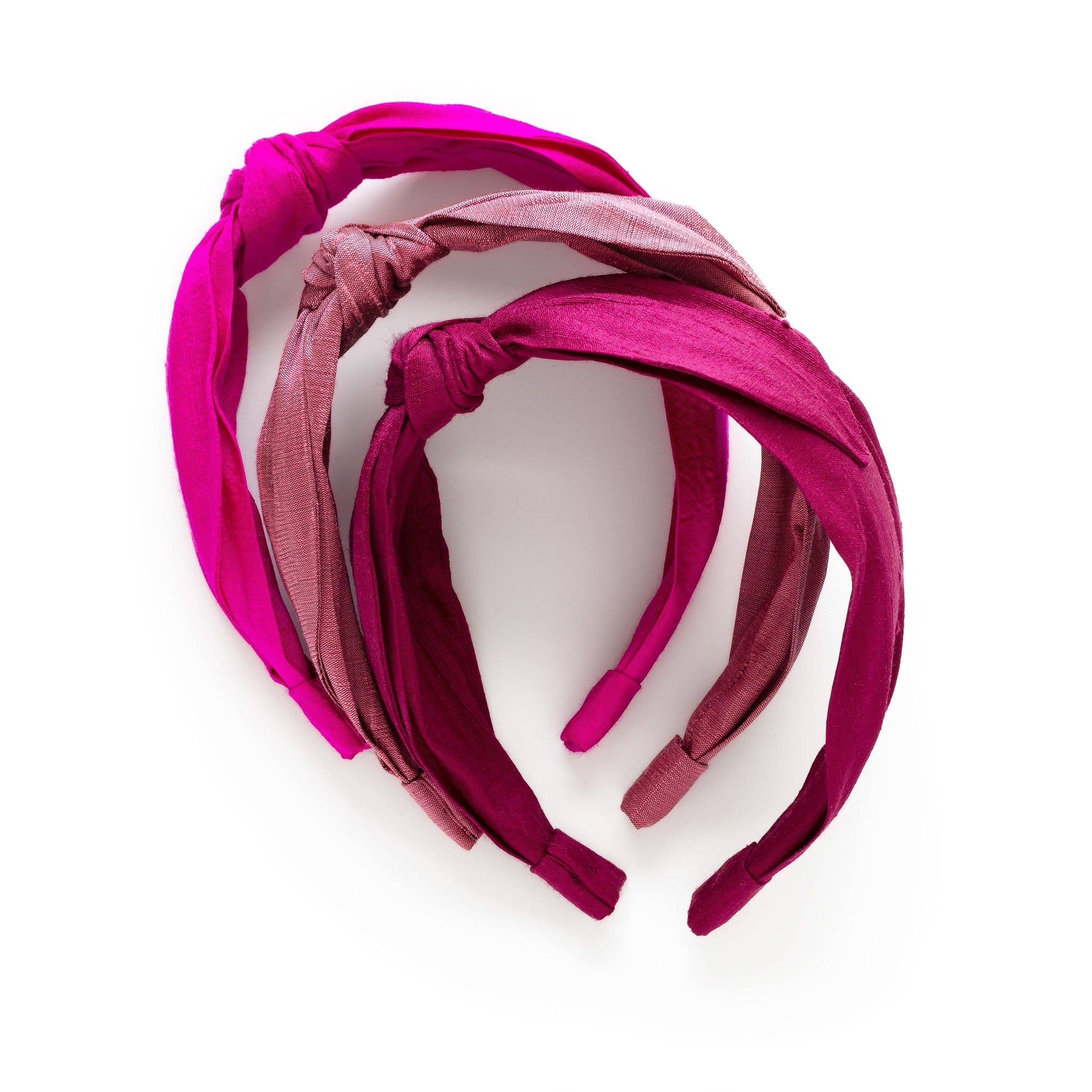 Cookie & the Dude - Wholesale Fashion Headband - Women's - Dupioni Silk - Warm Palette - Side Bow Headband22