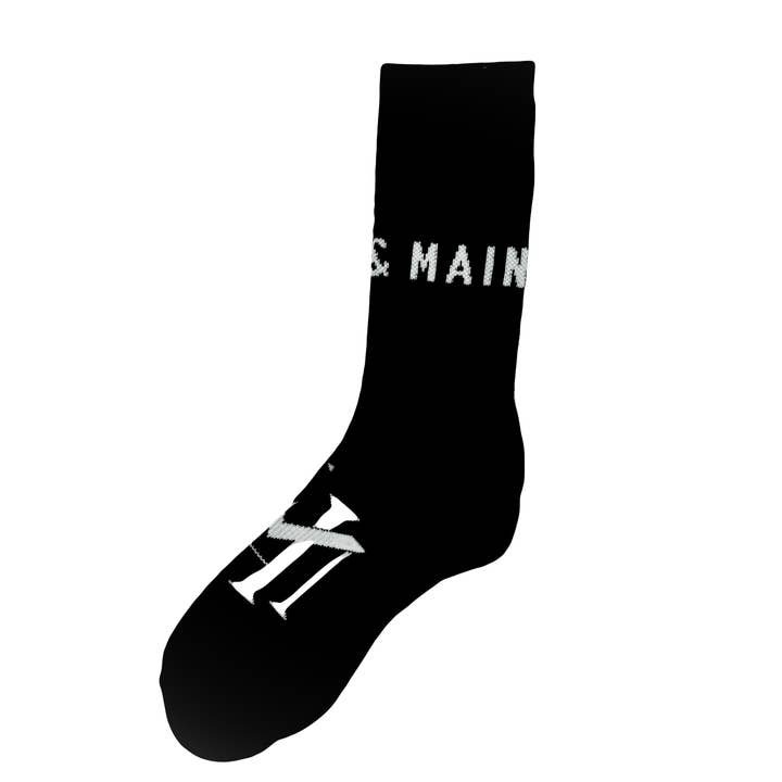Black Clean Socks (3pack) for wholesale by Hugh & Main