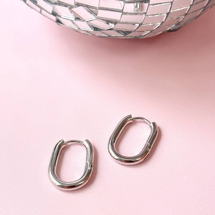 Golden Hour Designs – wholesale Hoop earrings – Squoval Hoops - Simple, Daily Wear, Staple Earrings7