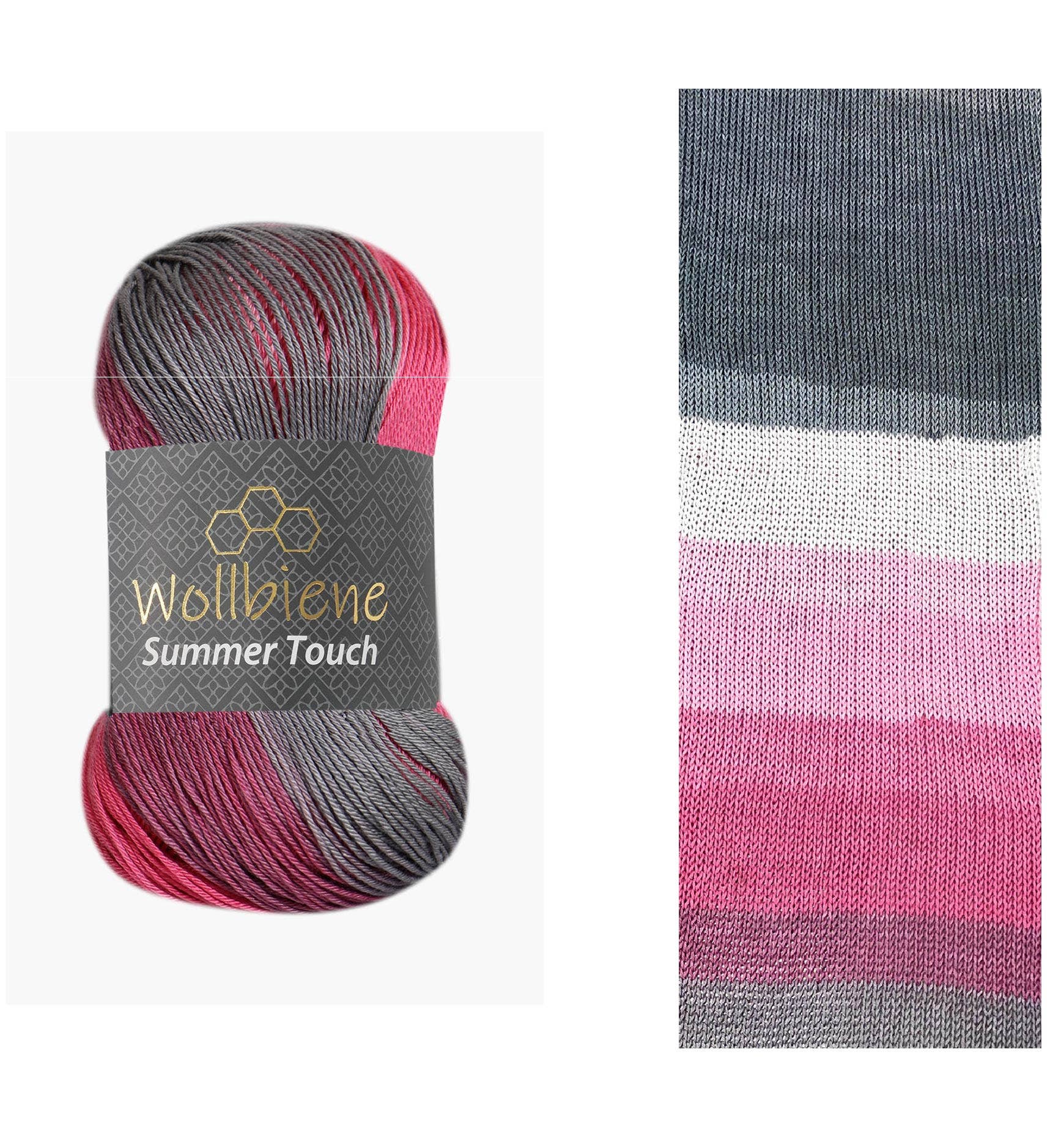Wollbiene – Engroshandel Garn – Woolbee Summer Touch batik med farvegradient i uldgarn32