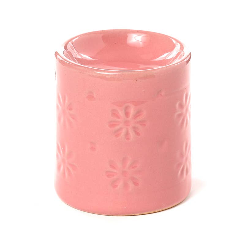 Puckator EU - Wholesale Oil Warmer - Eden Small Embossed Flower Oil Burner3