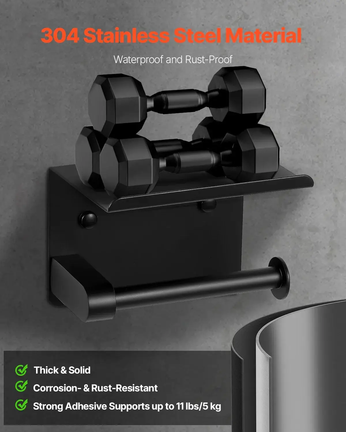 VEVOR - Wholesale Toilet Paper Holder - BGSWSZJDZKKZPZOEOV01