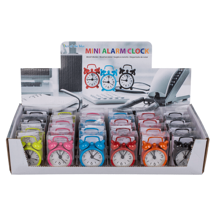 Out of the blue KG - Wholesale Alarm Clock - Metal alarm clock, Colours,2