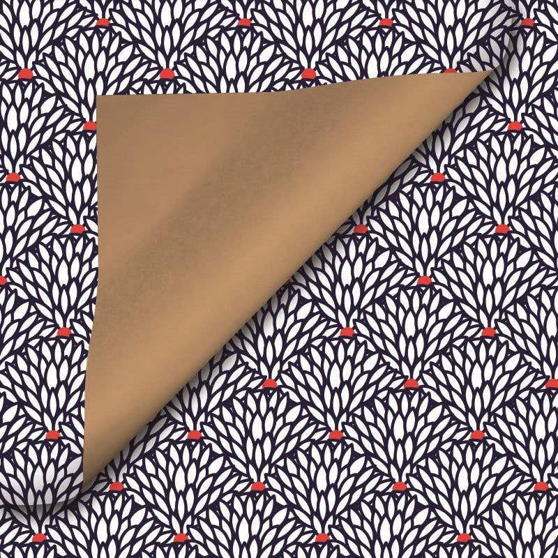 kadopapier.net - Wholesale Wrapping Paper Roll - Wrapping Paper Fantasy Motif Black Gold0