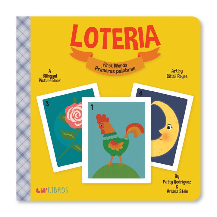 Loteria: First Words / Primeras palabras (Bilingual English and Spanish) for wholesale by Lil' Libros ~ Bilingual Children's Books & Games