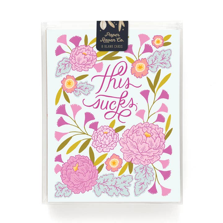 This Sucks Card - Box Set of 8 for wholesale by Paper Raven Co.