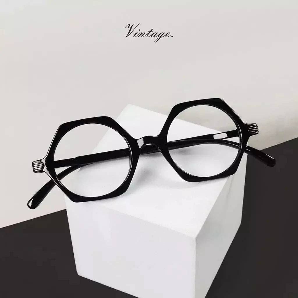 SPARE-SPECS, LLC - Wholesale Eyeglasses - Women's - Small Vintage Polygon Reading Glasses Classic Geometric Readers R20091