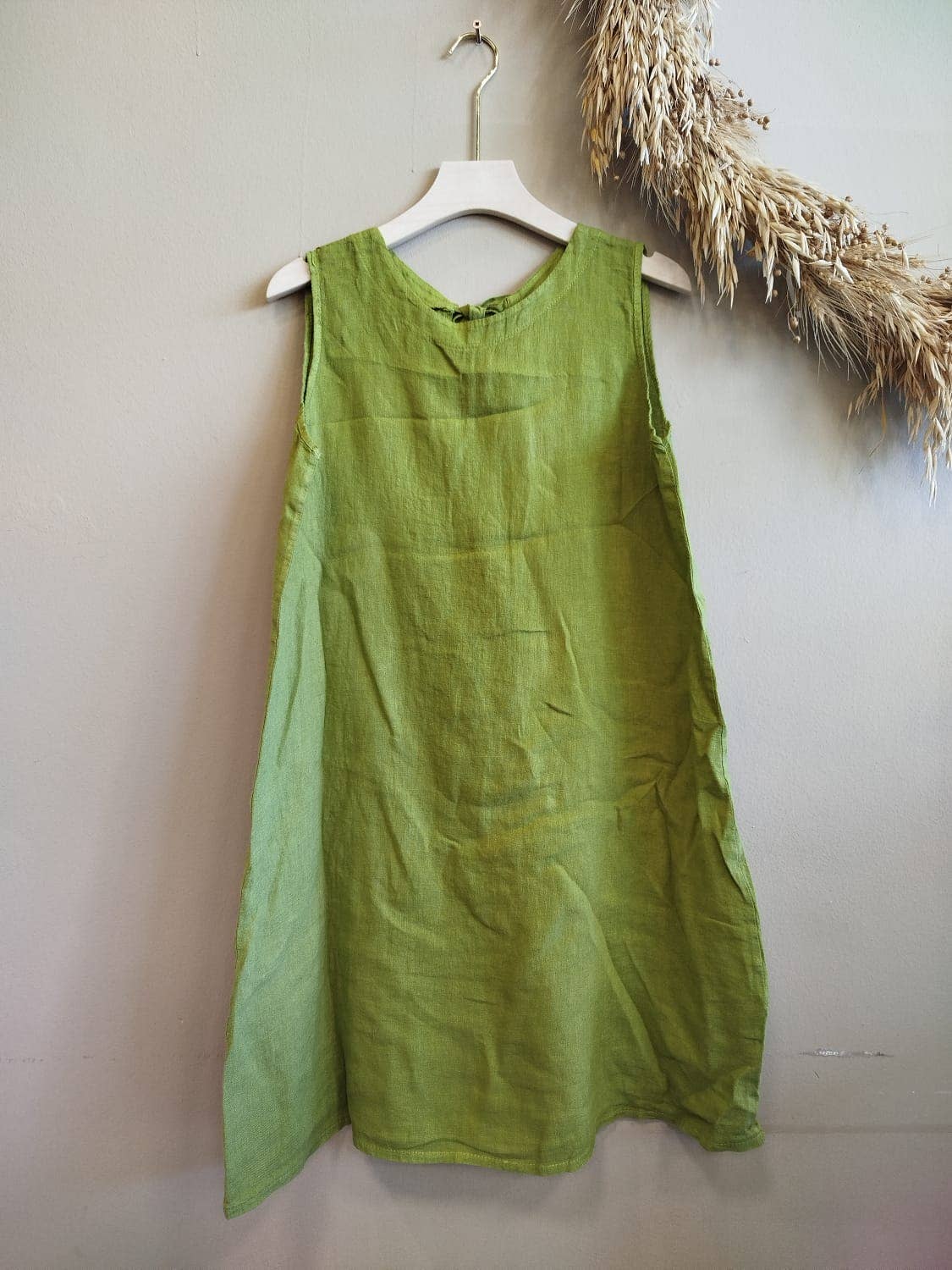 Linos y Textiles - Venta al por mayor Vestido - Mujer - REF 17280 VESTIDO CORTO LINO 100%2