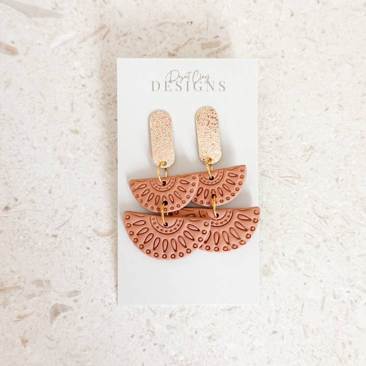 Desert Clay Designs - Wholesale Dangle earrings - Cleo Dangles